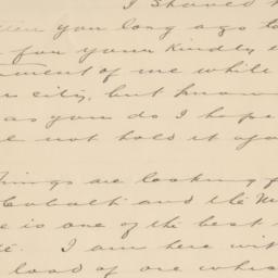 Astor House. Letter