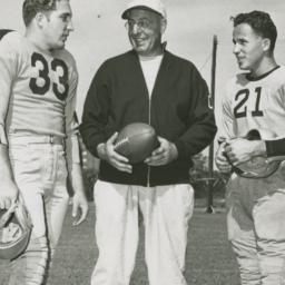 Coach Lou Little with Lou K...