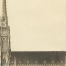 Drawings for unbuilt church...
