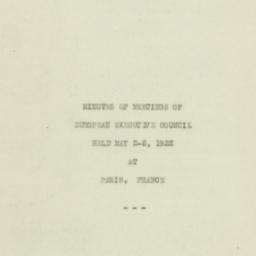 Administrative Record: 1922...